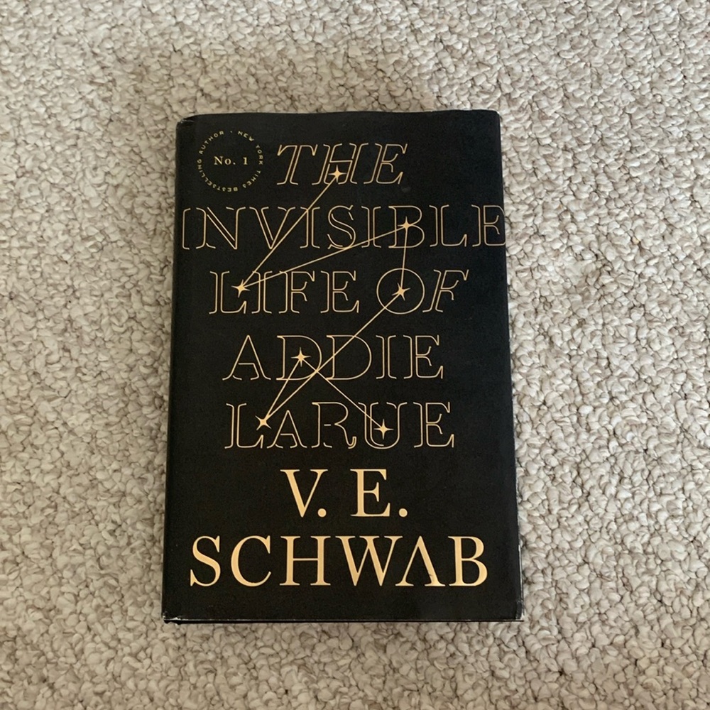 The Invisible Life of Addie Larue by V.E. Schwab Book; Fantasy and Fiction Book